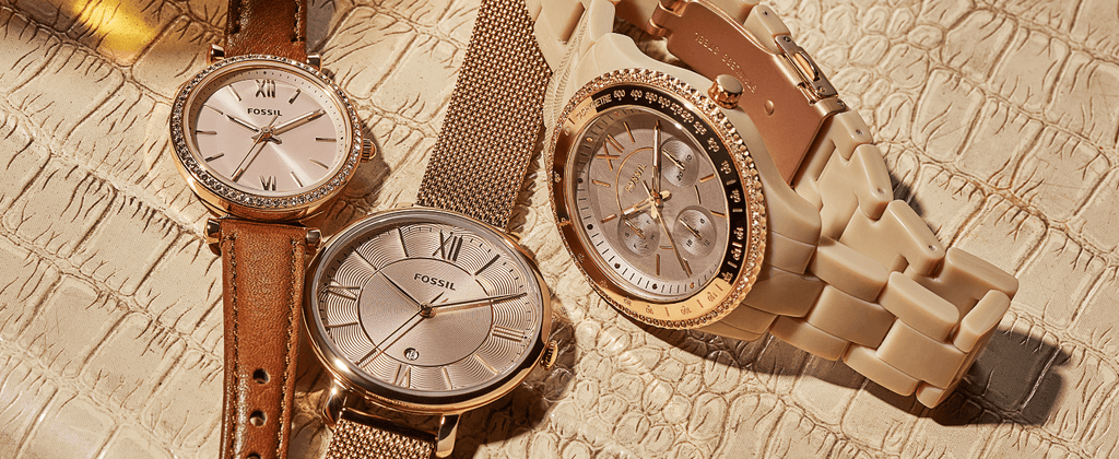 Fossil Women's Carlie Watches are bold yet undeniably feminine!