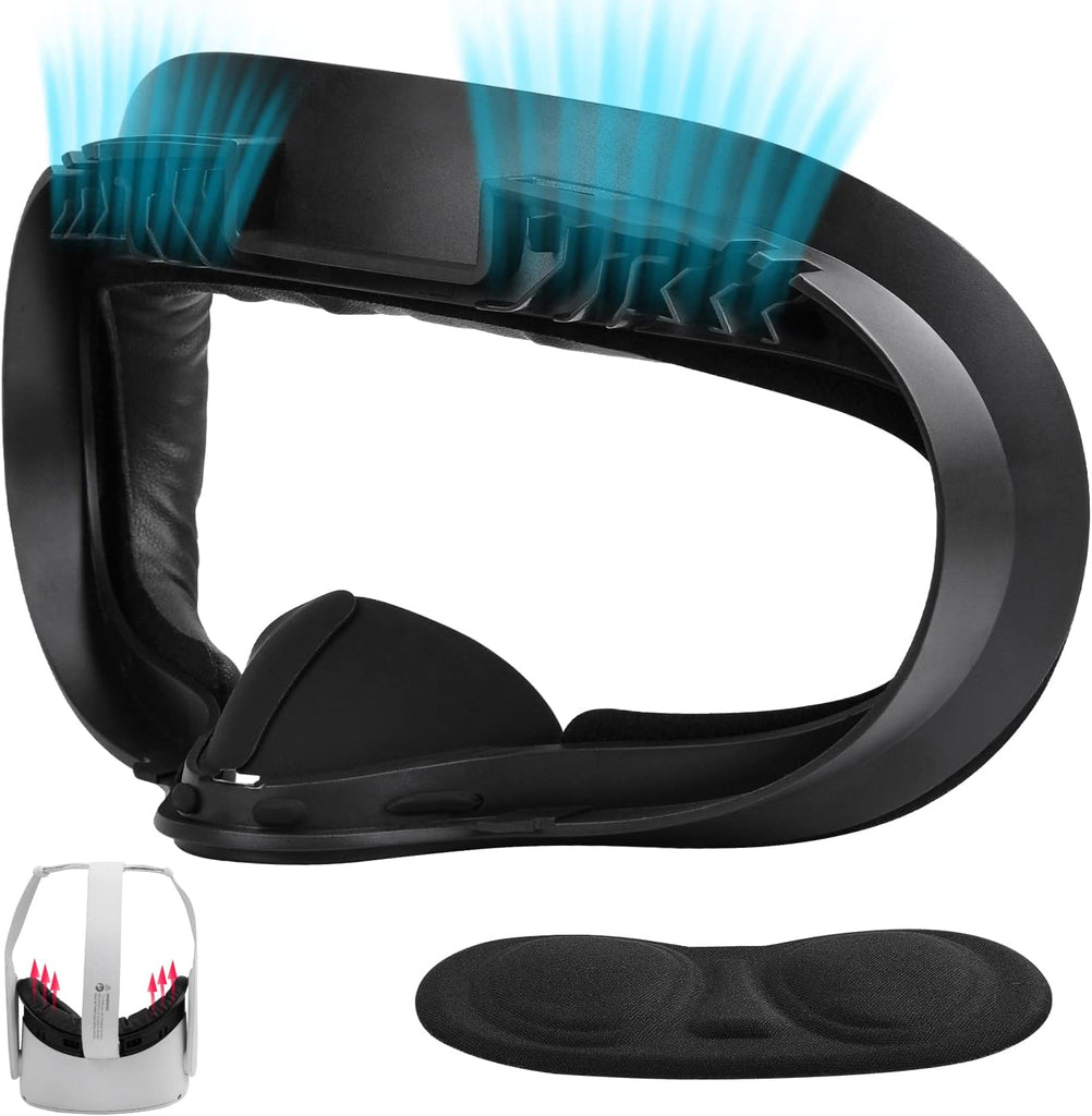 Optimice su experiencia con Oculus Quest 2: una guía completa del conjunto de interfaz facial de realidad virtual y reemplazo de espuma