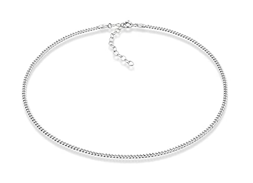 925 Sterling Silver Beaded 18 inch Chain Necklace Pendant Charm Bead Station Fine Jewelry for Women Gifts for Her, Women's, Size: 18 in Length x 1 mm