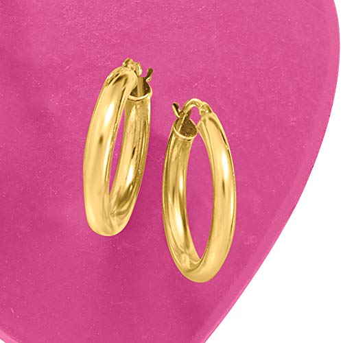 Ross-Simons Italian 3mm 18kt Yellow Gold Hoop Earrings – 4aShopOnline