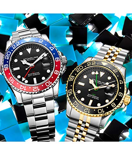 Stuhrling gmt pepsi Clearance