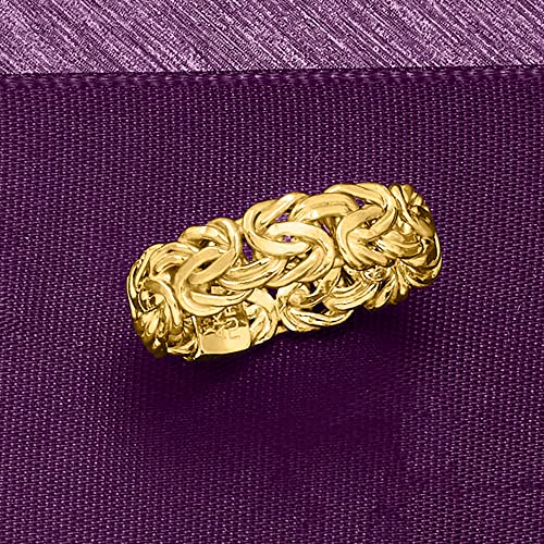 Ross-Simons 14kt Yellow Gold Byzantine Ring – 4aShopOnline