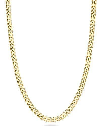 18K Cuban Link Chain Mens Gold Mans Cuban Link Chain Stainless Steel 3mm Cuban Gold Chain Gold Chain Silver Chain Boyfriend Gift for Man