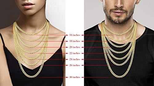 Silver And 18K Gold Chain Necklaces For Men