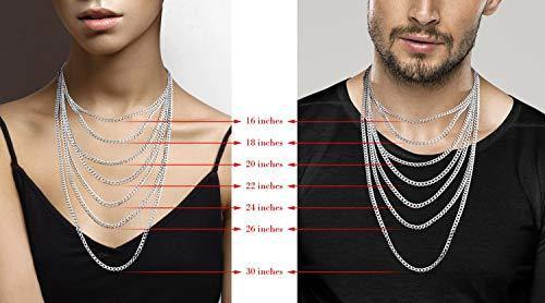 LV_ Men Cuban Link Chain Rock Necklace Letter Design Steel