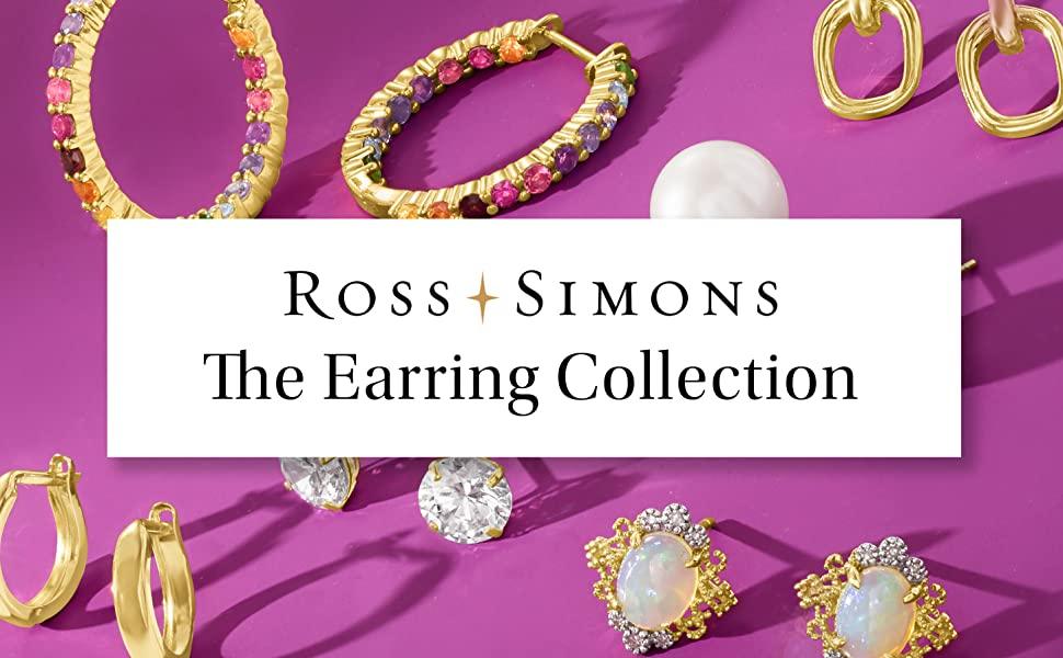 Echa un vistazo a la colección de pendientes de Ross Simons 