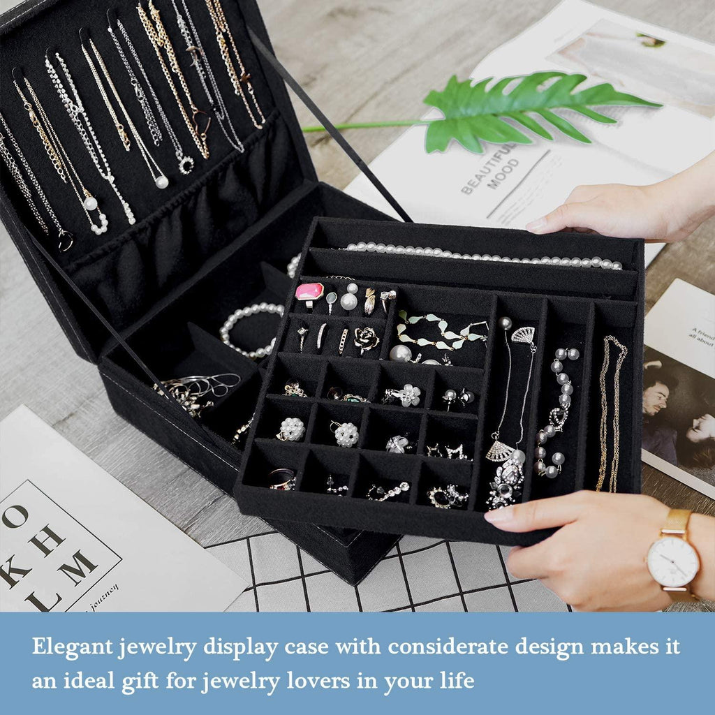 ¡Este organizador de joyas ProCase mantiene sus joyas ordenadas y fáciles de encontrar en cualquier momento!