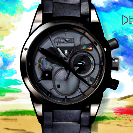 Faites une déclaration avec la montre chronographe pour homme Diesel DZ4547 aux couleurs de l'arc-en-ciel