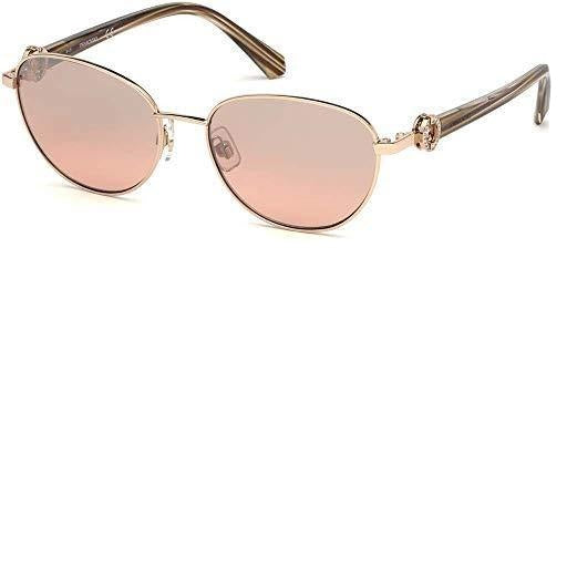  Sunglasses Swarovski SK 0387 72S Shiny Pink/Bordeaux