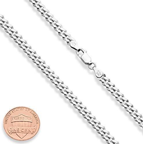 925 Sterling Silver 5mm Solid Rope Diamond Cut Gold Plated Chain, 30