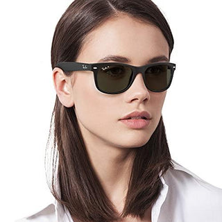 Ray-Ban RB2132 New Sunglasses, Black Rubber/Polarized Green, – 4aShopOnline